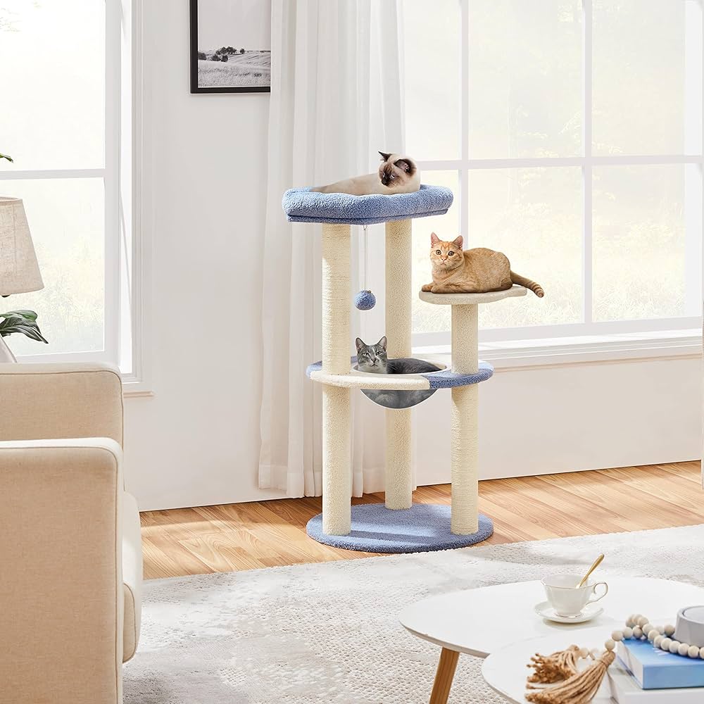 梅ジャムさん専用ライトグリーン キャットケージ 3段 Amazon.com : Yaheetech Cat Tree, 35.5in Cat Tower for Indoor
